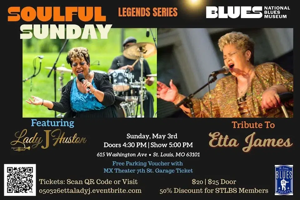 Soulful Sunday Legends Series: Lady J Huston Tribute to Etta James