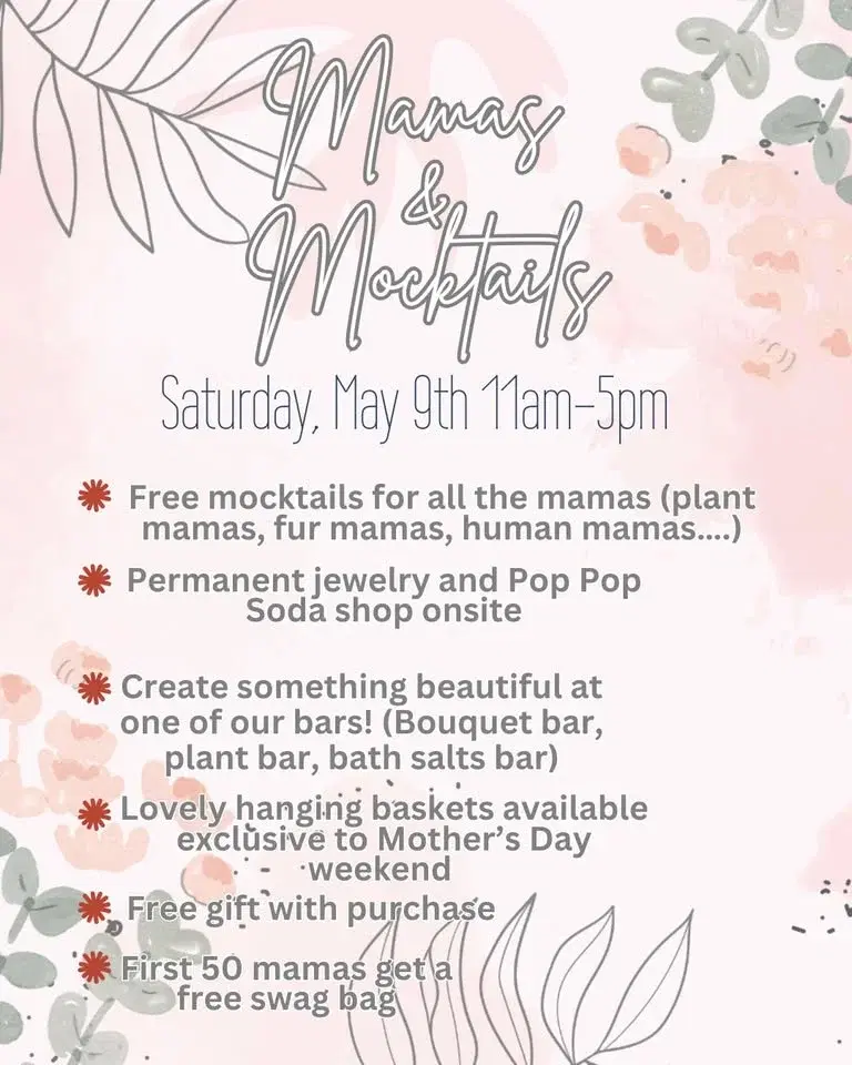 Mamas & Mocktails: A Mothers Day Event