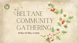 Beltane Community Gathering
