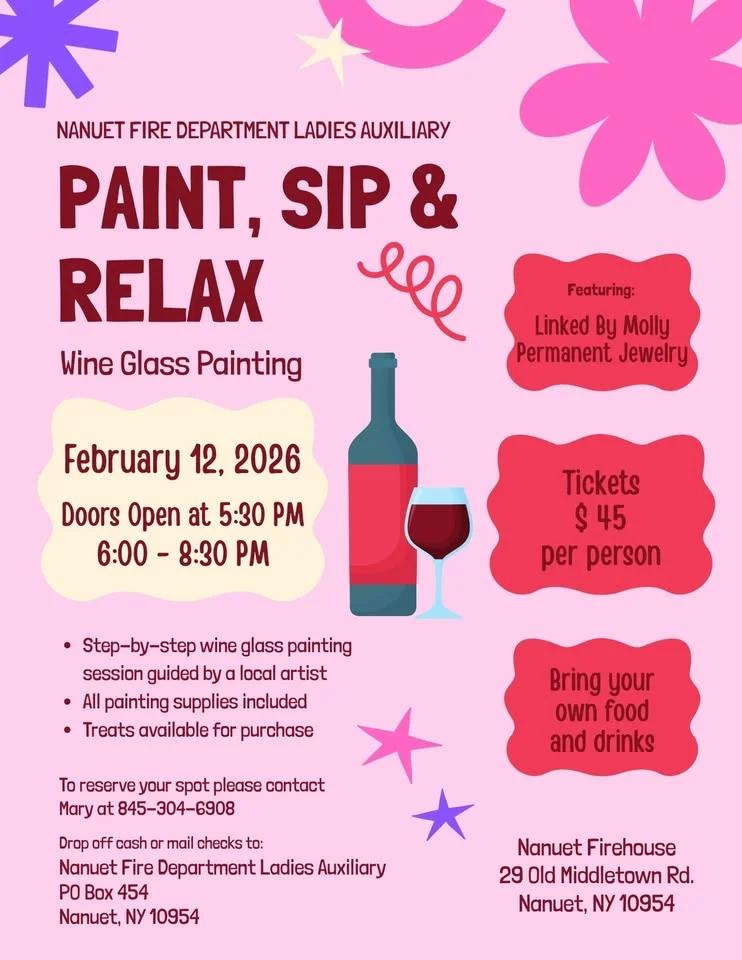 Paint, Sip & Relax Wine Glass Painting