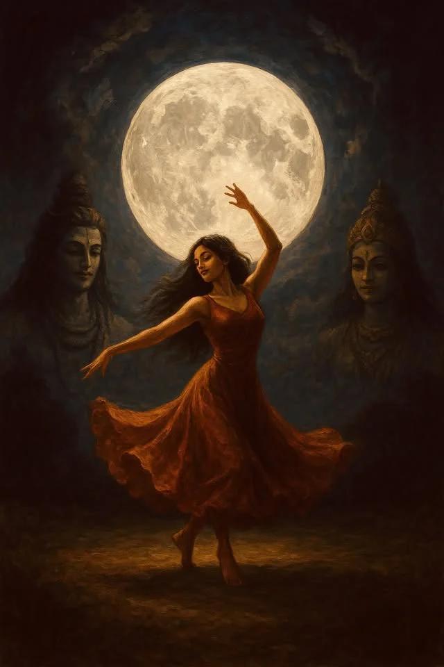 Shakti Moon circle (FULLBOKAD)