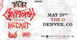 The Decibel Magazine Tour 2026 with Cryptopsy, Necrot, Fulci, and Blood Monolith
