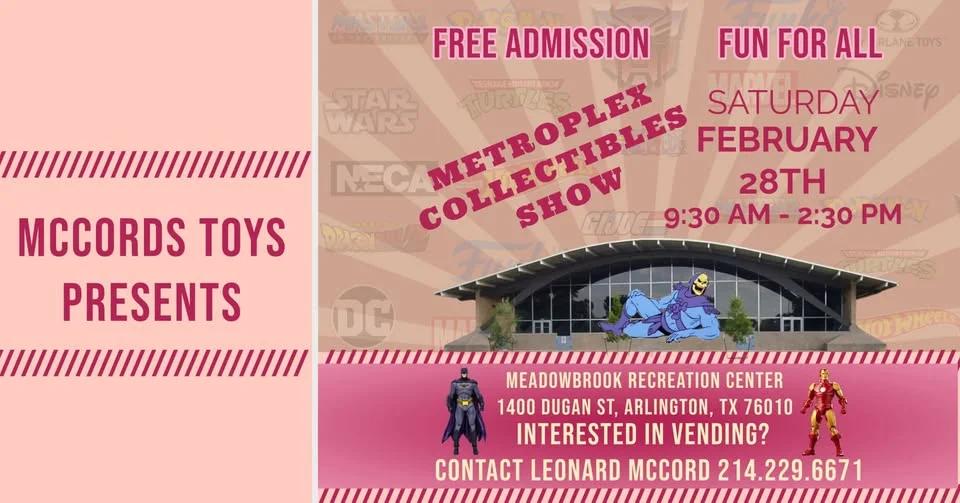 Metroplex Collectibles Show (SATURDAY, FEB 28th)