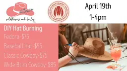 DIY Hat Burning at Prairie Fruits Farm