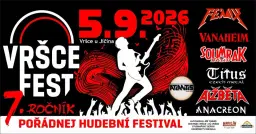 VRŠCE FEST 2026 ALŽBĚTA,SOUMRAK,TITUS,ATLANTIS,ANACREON,VANAHEIM, FÉNIX
