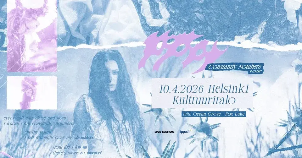 Poppy (US): Constantly Nowhere Tour, Kulttuuritalo, Helsinki 10.4.2026