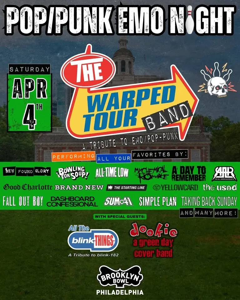 The Warped Tour Band with Blink-182 and Green Day Tributes