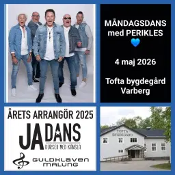 MÅNDAGSDANS 💙 Perikles i Tofta bygdegård, Varberg