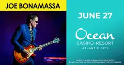 Joe Bonamassa Live in Atlantic City, NJ on June 27th, 2026