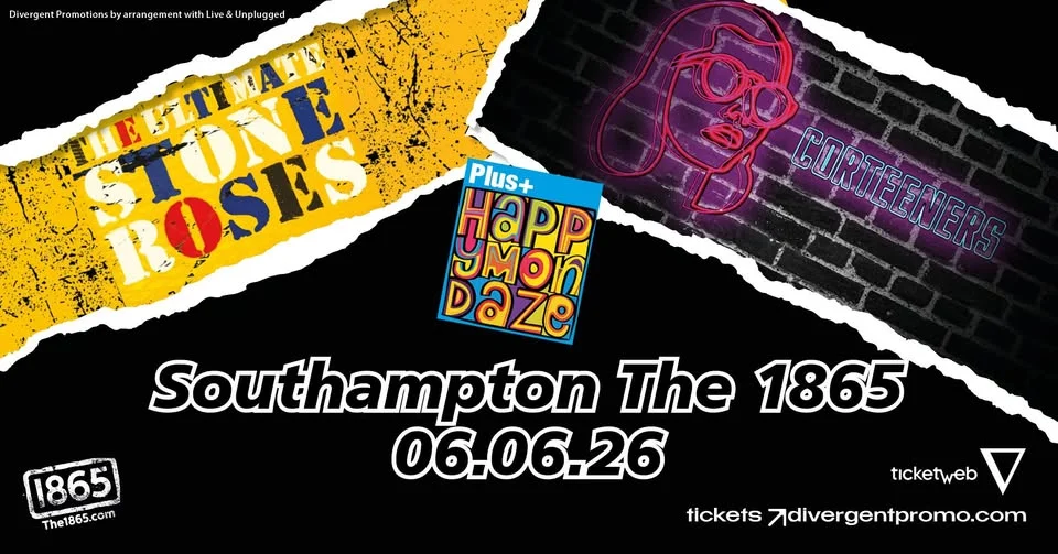 Ultimate Stone Roses + The Corteeners + Happy Mondaze LIVE at The 1865!