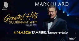 Markku Aro: Greatest Hits - Suurimmat hitit -konsertti⎮ti 14.4. Tampere, Tampere-talo