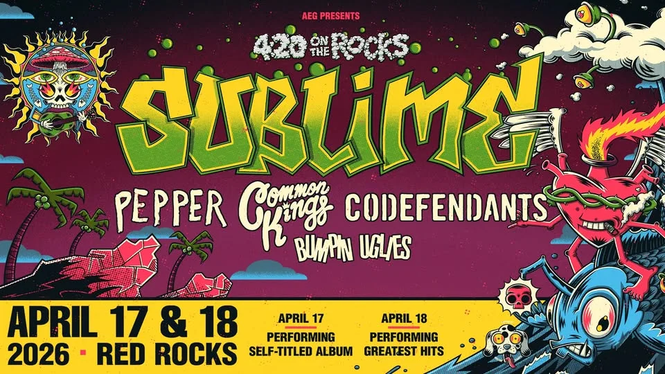 SUBLIME l Red Rocks l April 17 + April 18, 2026