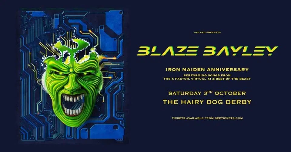 BLAZE BAYLEY - IRON MAIDEN ANNIVERSARY | THE HAIRY DOG, DERBY