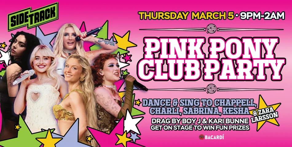 Pink Pony Stallion Party - Chappell, Charli, Sabrina, Kesha & Zara