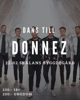Dans till DONNEZ på Skålans Bygdegård