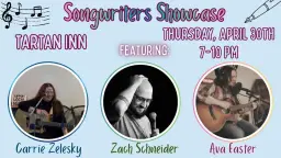 Songwriters Showcase w/ Carrie Zelesky, Zach Schneider, & Ava Easter | West Peoria, IL