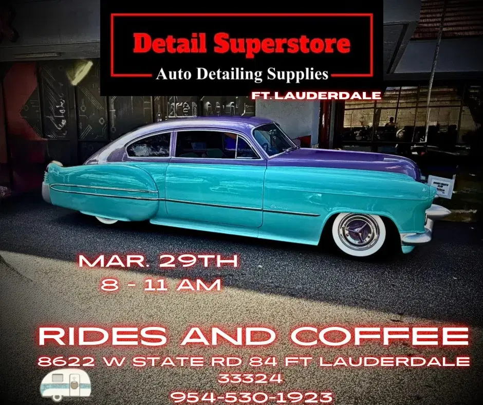Rides & Coffee at Detail Superstore Ft Lauderdale