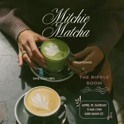 Cafe & Chat at Mitchie Matcha