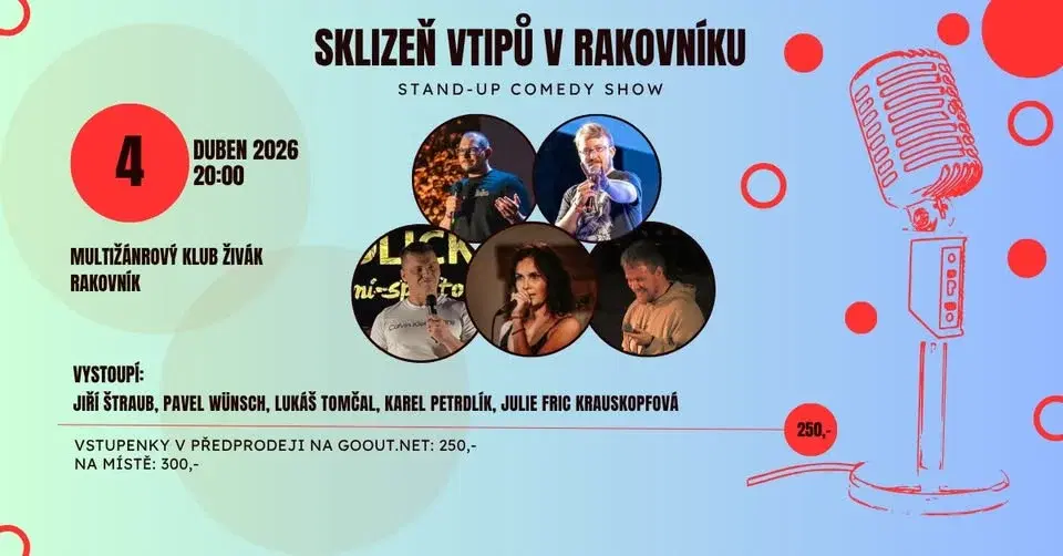 STAND-UP SHOW: Sklizeň vtipů v Rakovníku