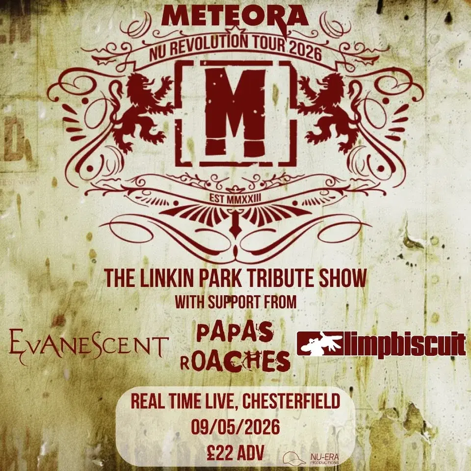 NU-REVOLUTION TOUR 2026 | METEORA | LIMP BISCUIT | EVANESCENT | PAPAS ROACHES | REAL TIME LIVE
