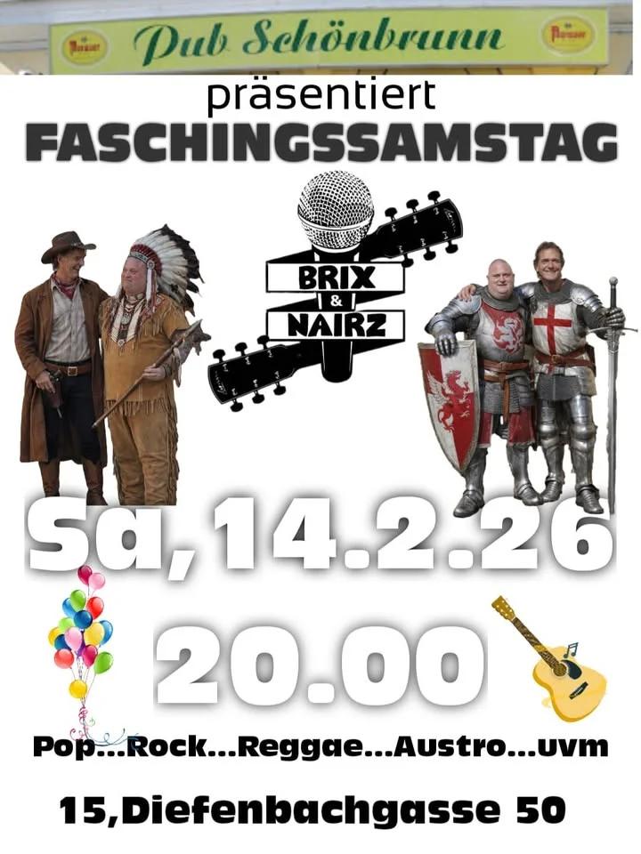 Faschingssamstag mit Brix & Nairz
