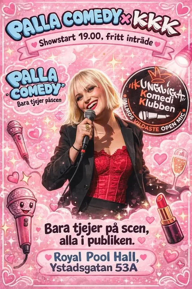 Palla Comedy x KKK - Fritt inträde!