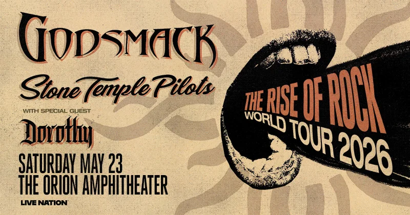 GODSMACK - The Rise of Rock World Tour 2026 with Stone Temple Pilots & Dorothy | Huntsville, AL