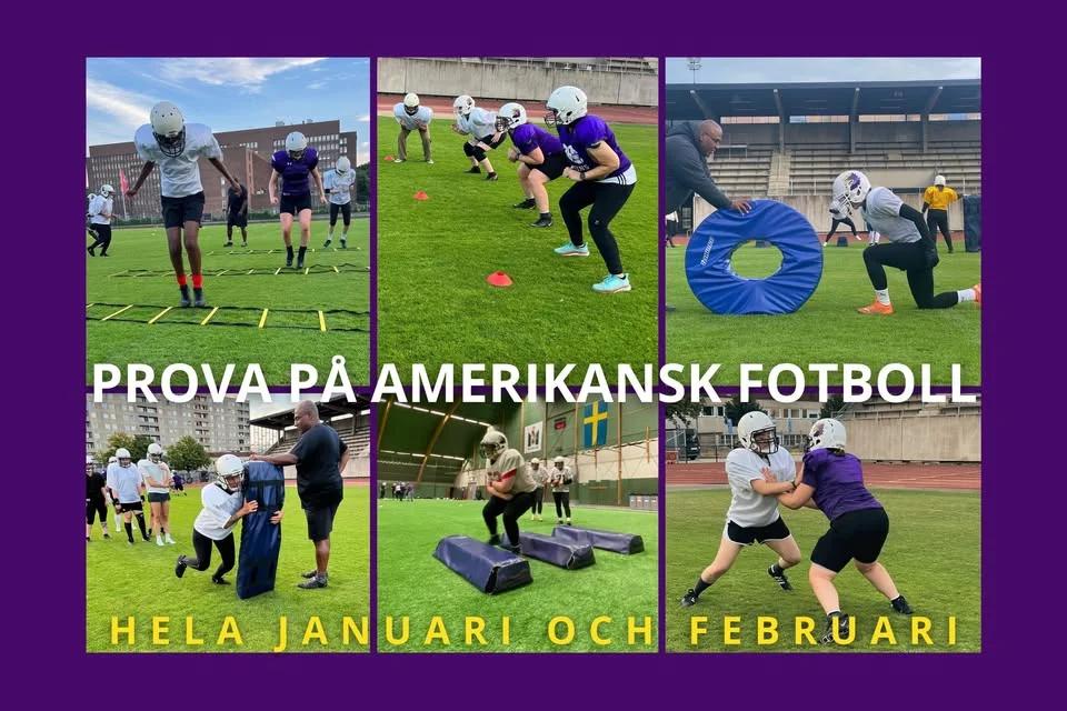 Prova på Amerikansk fotboll och gym med Griffins damlag! (Lindängens IP och Hästhagens IP)