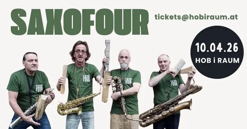 SAXOFOUR „THE RHYTHM OF THE WORLD“