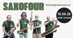 SAXOFOUR „THE RHYTHM OF THE WORLD“