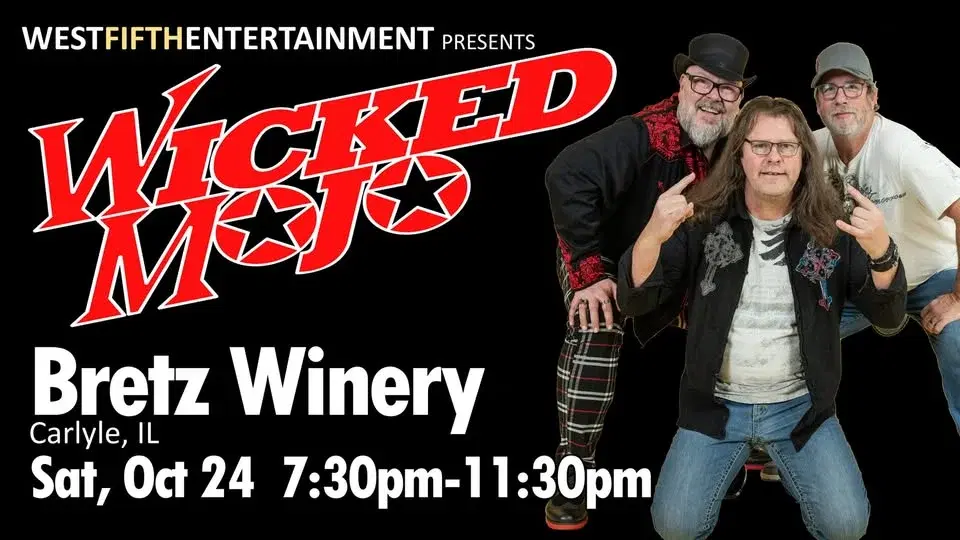 Wicked Mojo rocks Bretz Wildlife Lodge & Winery