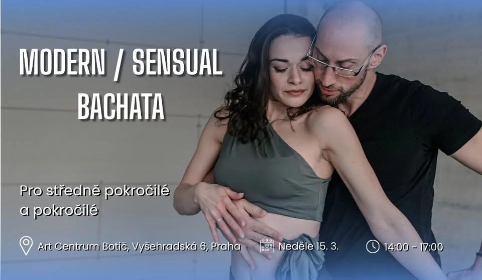 ❤️ Modern / Sensual Bachata - Neděle 15.3. | 14:00-17:00 Pro středně pokročilé až pokročilé