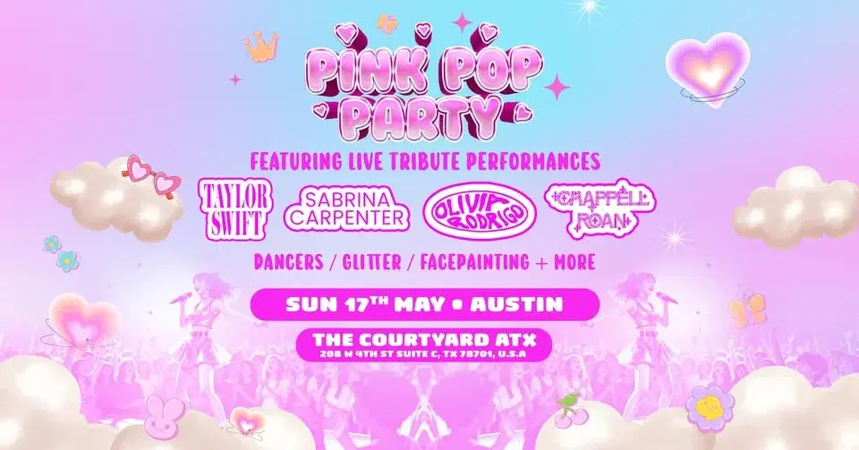 The Pink Pop Party Is Coming To Austin!