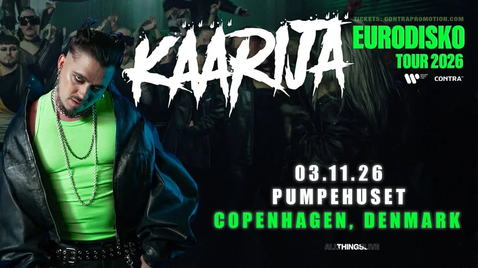 Käärijä - EURODISKO-TOUR - Pumpehuset 3. november