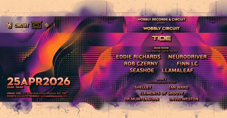 Wobbly Records and Circuit Present Eddie Richards and Neurodriver