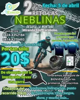 reto a las neblinas 2026