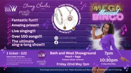 ⭐MEGA⭐ Musical Bingo at the Bath & West Showground (Shepton Mallet) - Friday 22nd May 7pm
