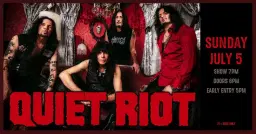 Quiet Riot at Jergels