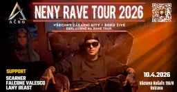 NENY TOUR (Live show) /📌10.4.2026 / (2x STAGE) /👉ÁČKO CLUB OSTRAVA