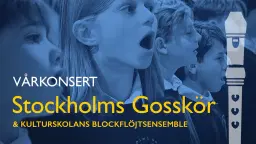 Vårkonsert med Stockholms Gosskör