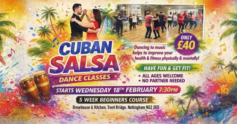 Cuban Salsa Beginners Course at The Brewhouse