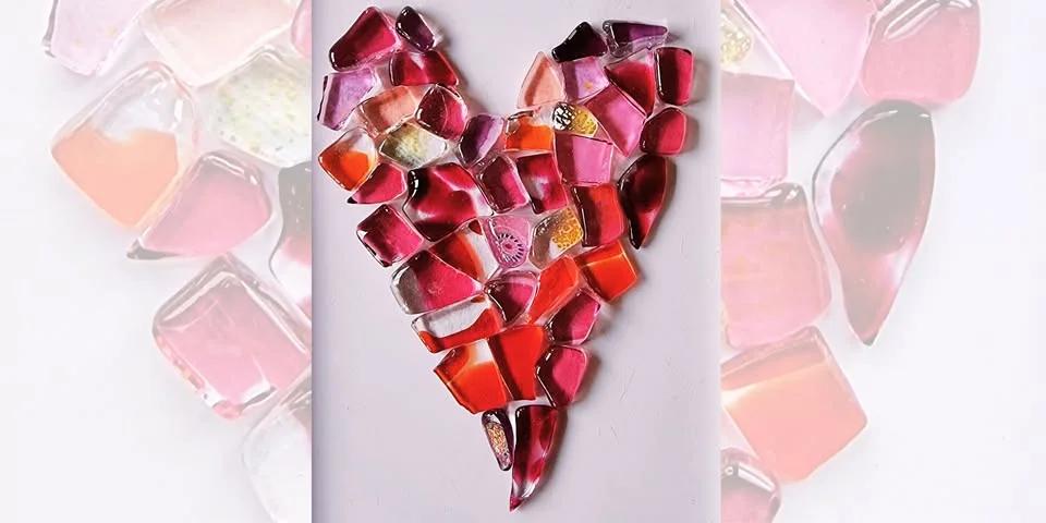 Heart Appliqué Glass Workshop