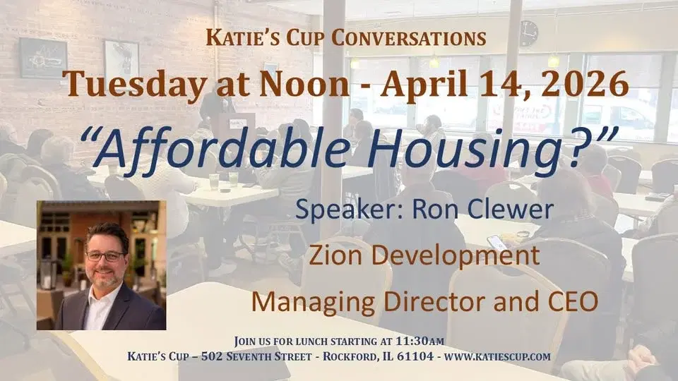Katie's Cup Conversation: "Affordable Housing?" with Ron Clewer