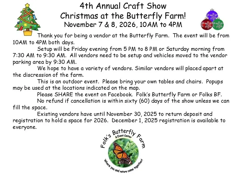 Christmas at the Butterfly Farm