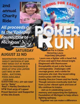 Riding for Laura / Michigan Epilepsy Foundation