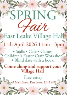 Spring Fair - East Leake Village Hall