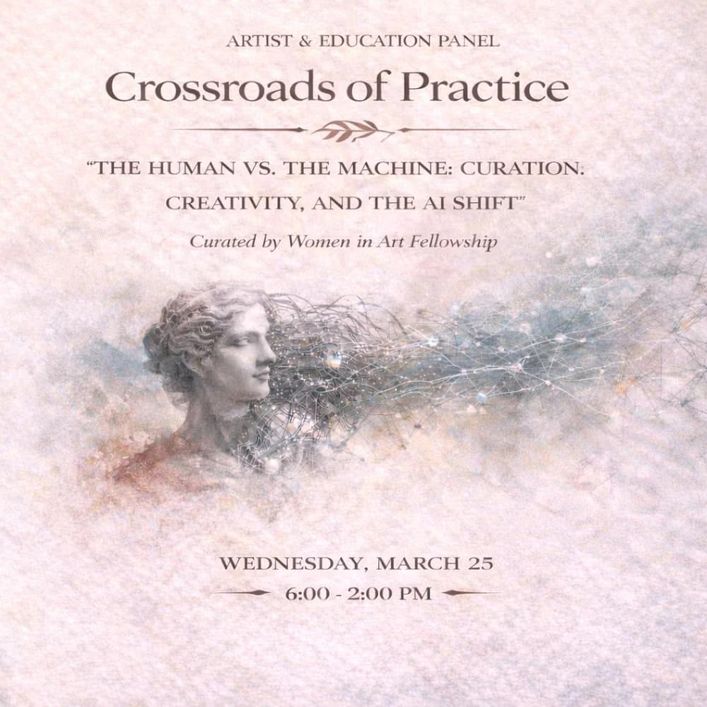 “The Human vs. The Machine: Curation, Creativity, and the AI Shift”. Curated by Women in Art Fellowship (WAF)