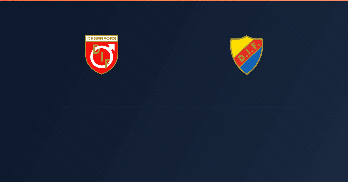 Degerfors vs Djurgården