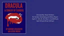 Dracula a Comedy of Terrors