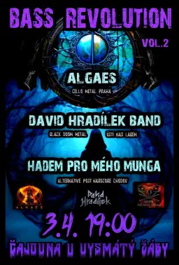 BASS REVOLUTION !!! đž ALGAES, DAVID HRADĂLEK BAND, HADEM PRO MĂHO MUNGA